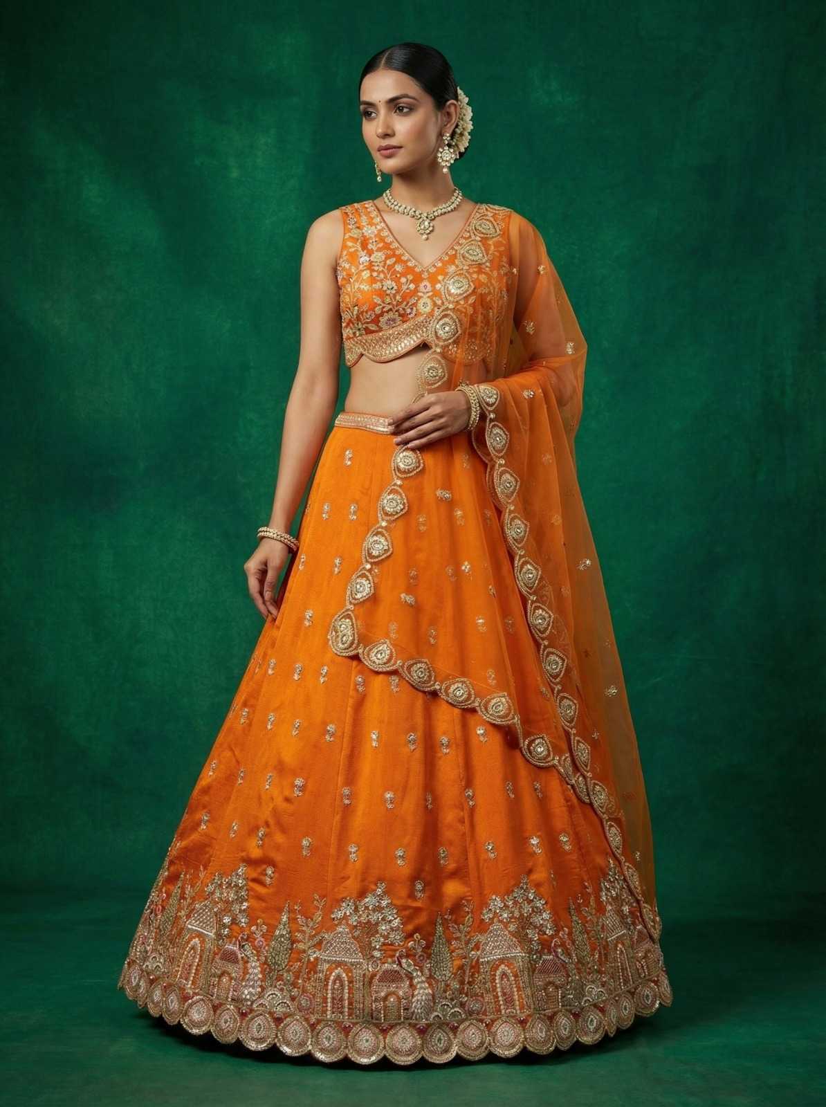 Chinon Wedding Lehenga