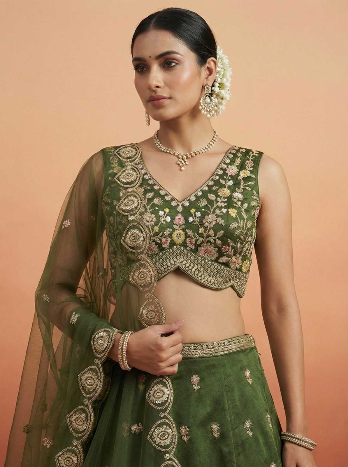Chinon Wedding Lehenga