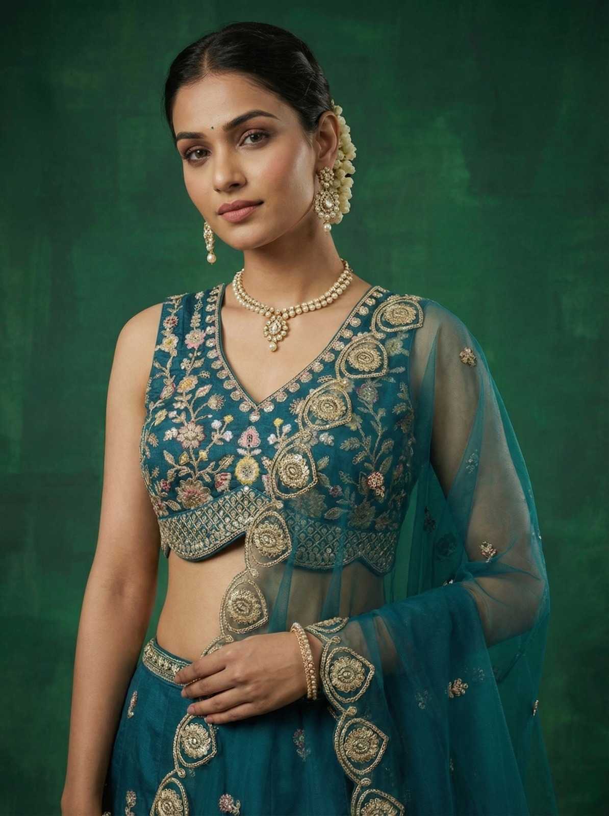 Chinon Wedding Lehenga