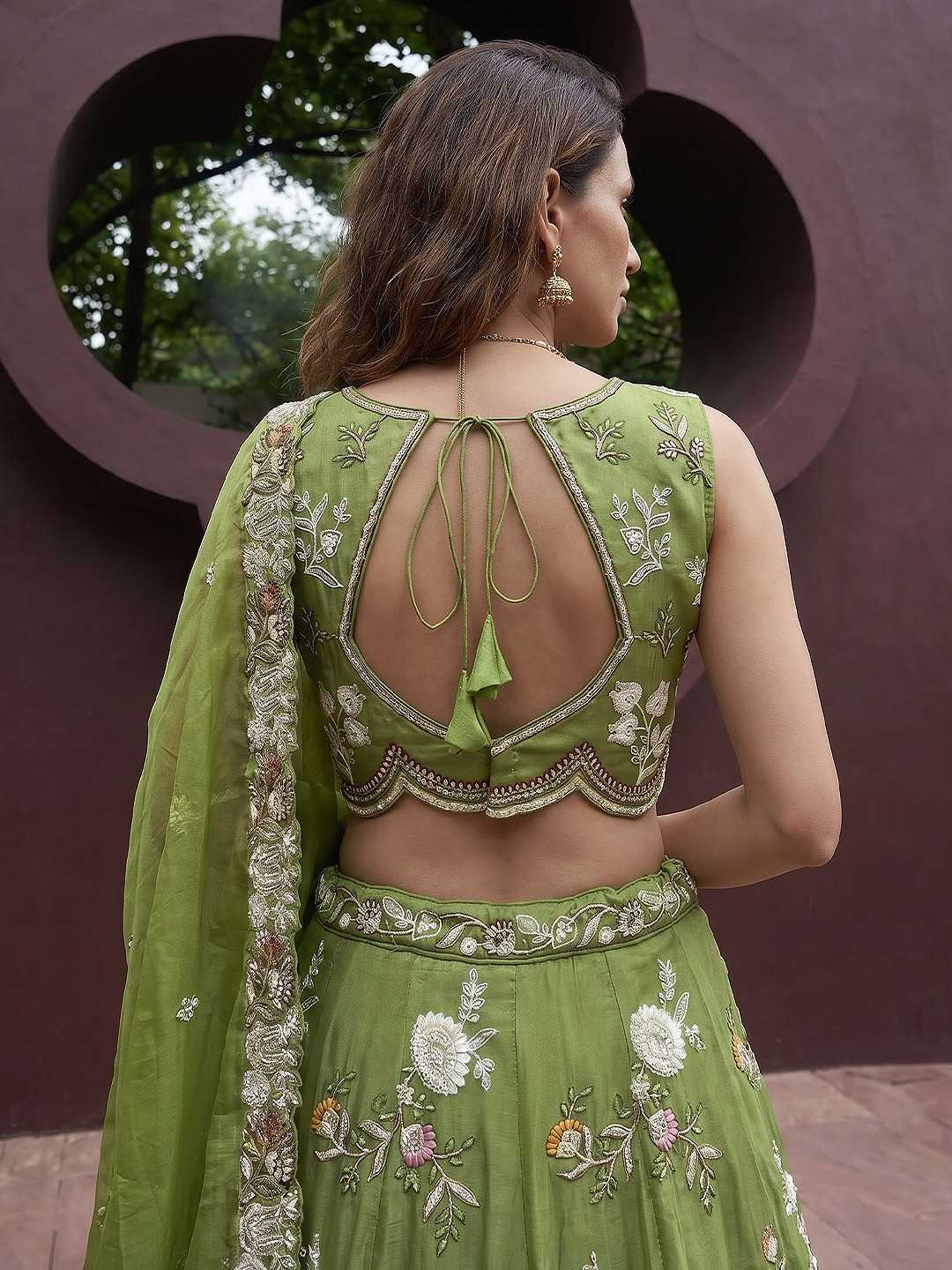 Tissue Wedding Lehenga