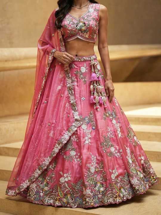 Tissue Wedding Lehenga