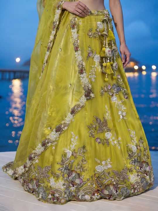 Tissue Wedding Lehenga