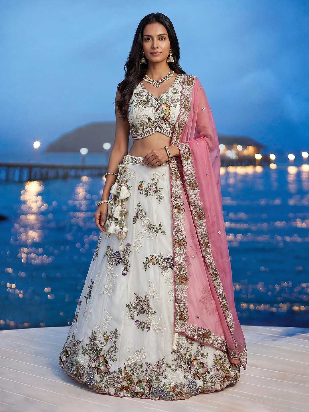 Tissue Wedding Lehenga