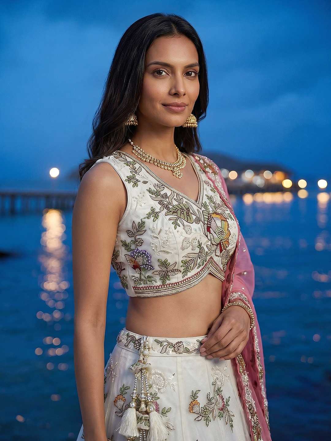 Tissue Wedding Lehenga
