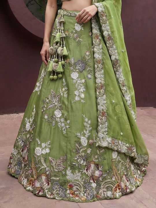 Tissue Wedding Lehenga