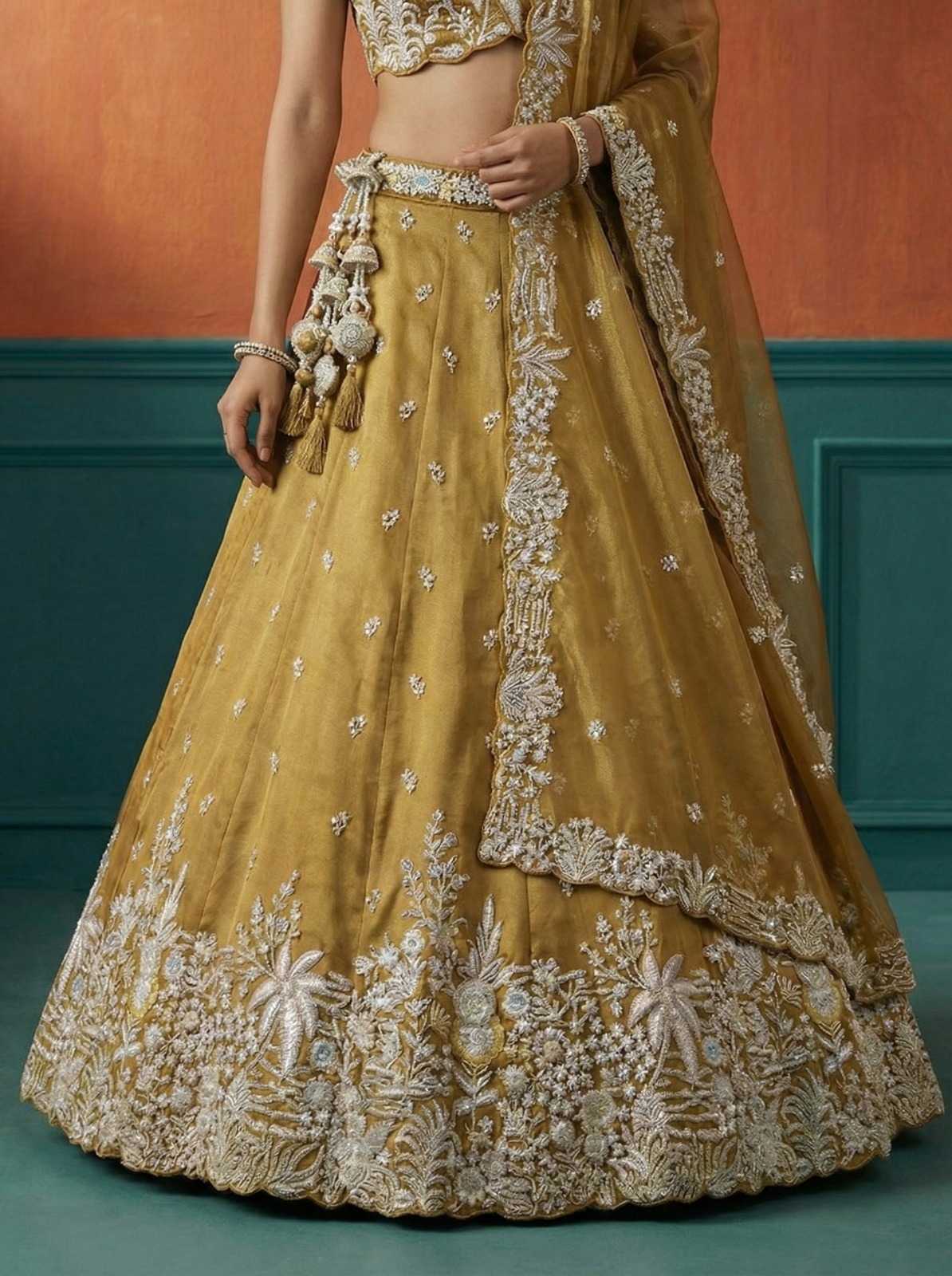 Tissue Wedding Lehenga