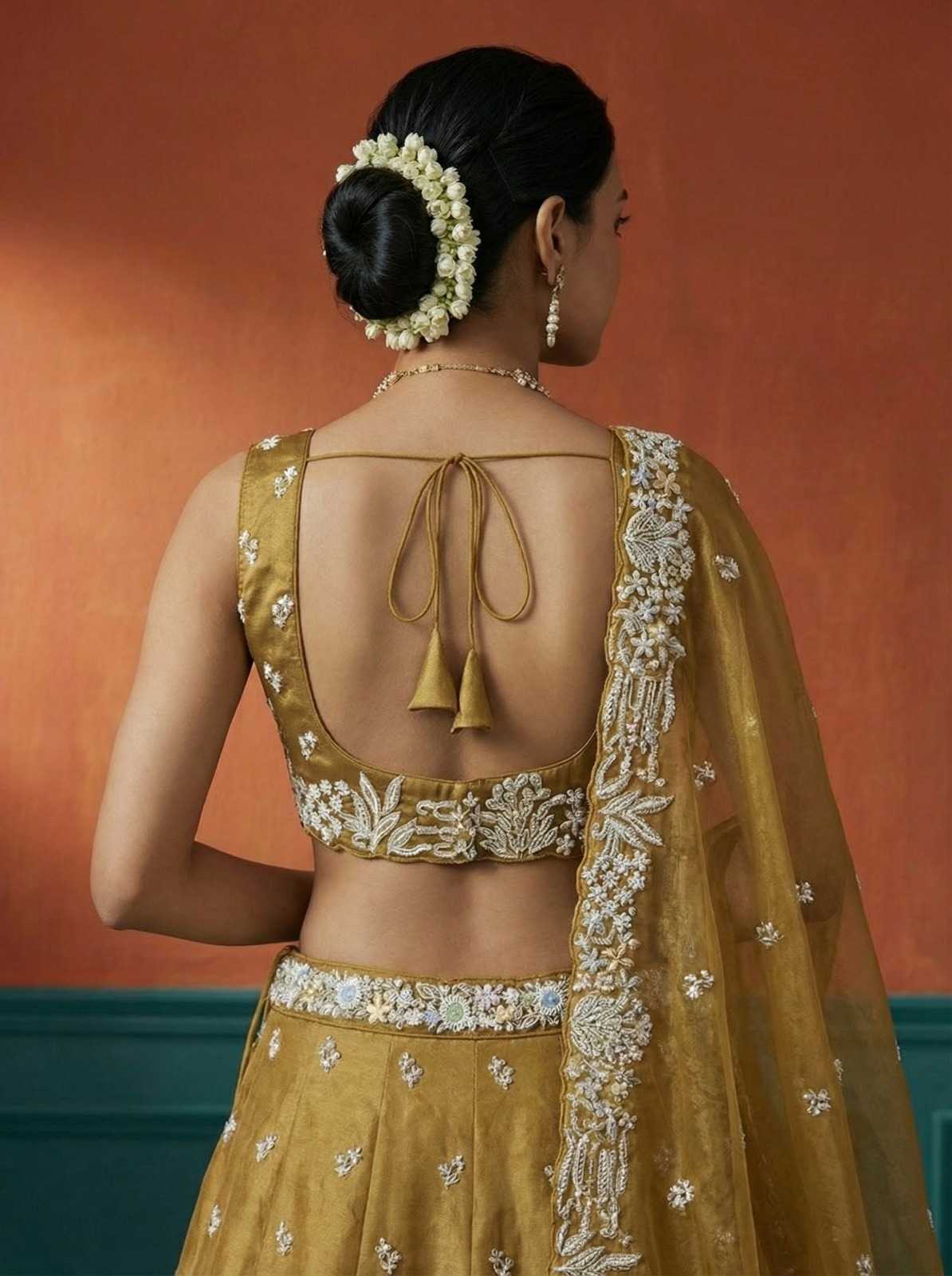 Tissue Wedding Lehenga