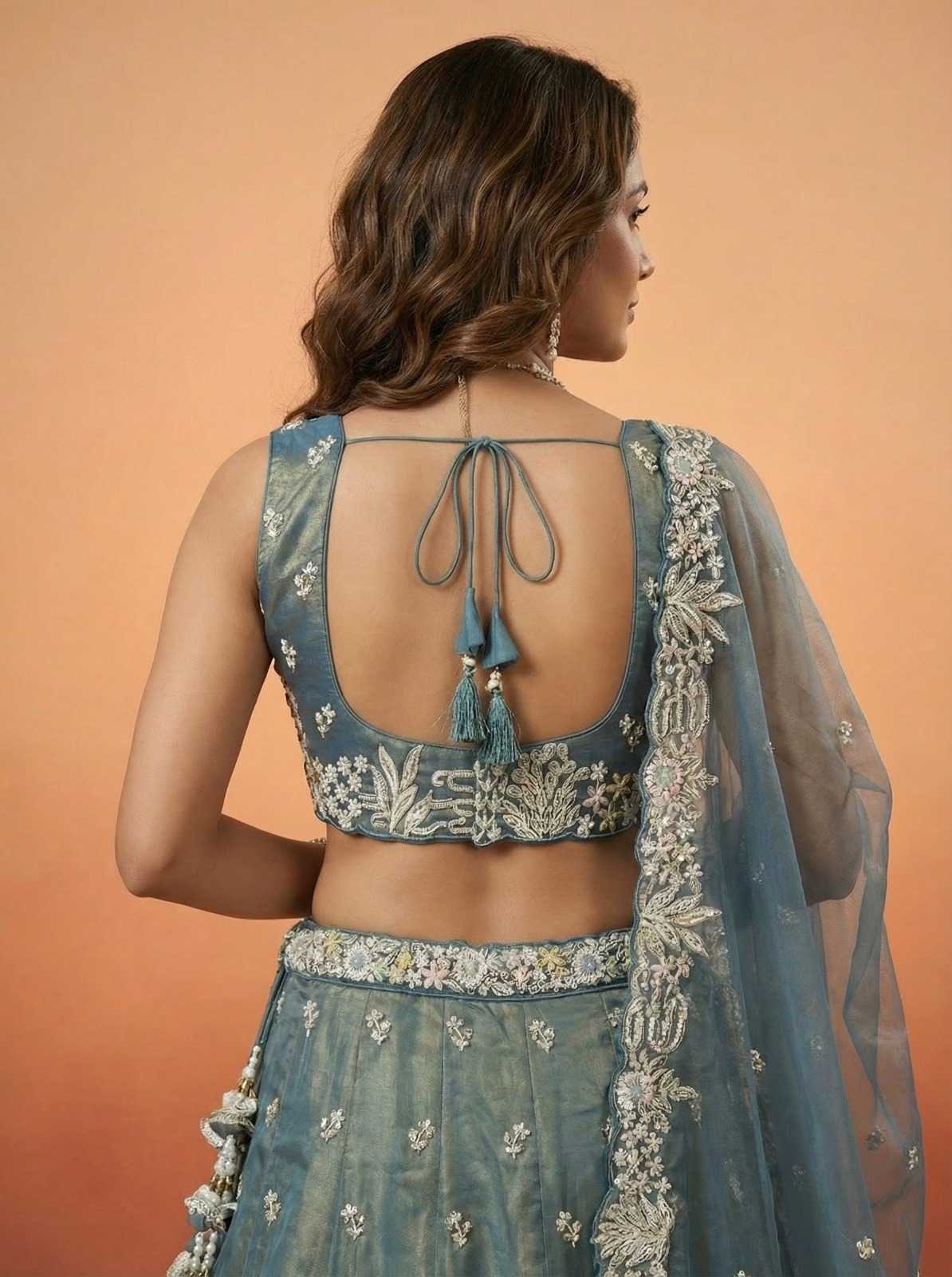Tissue Wedding Lehenga