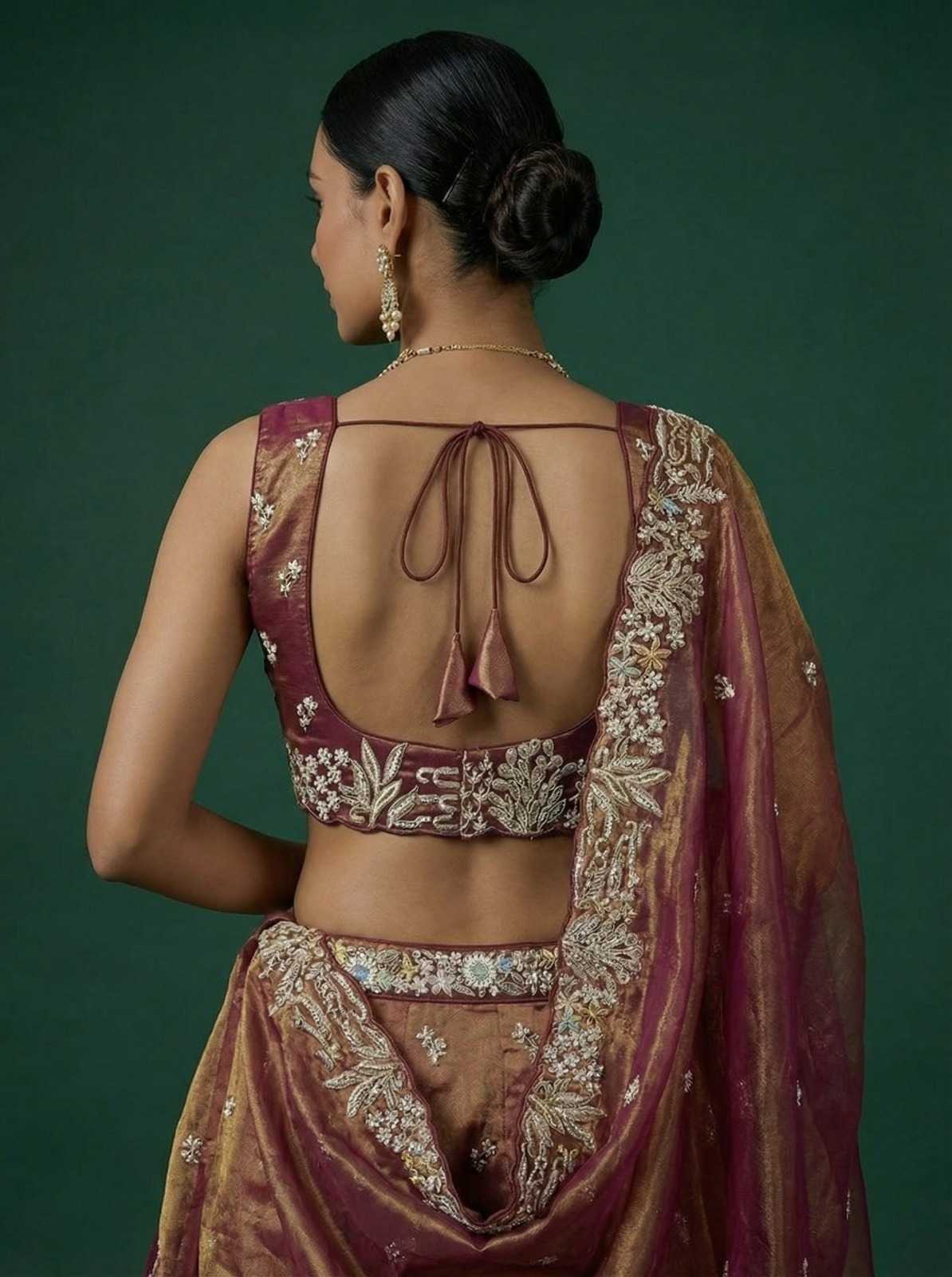 Tissue Wedding Lehenga