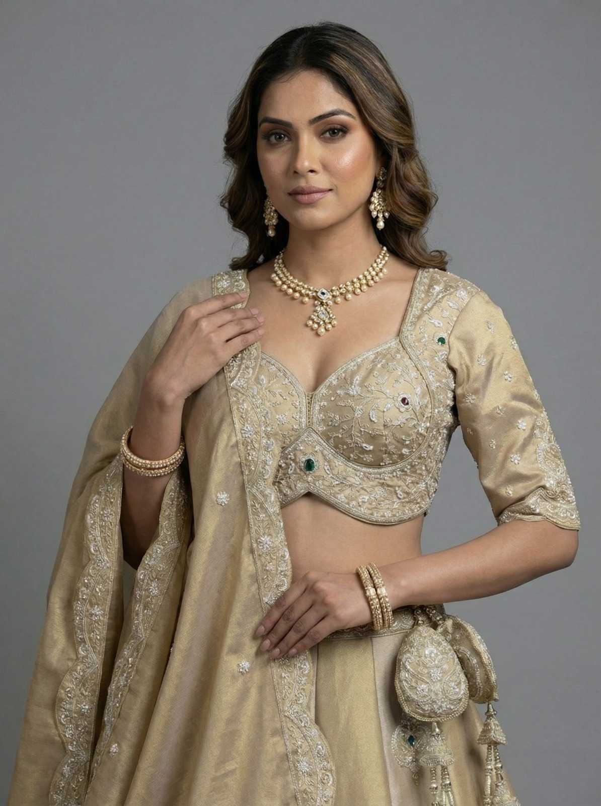 Premium Silk Embroidered Lehenga