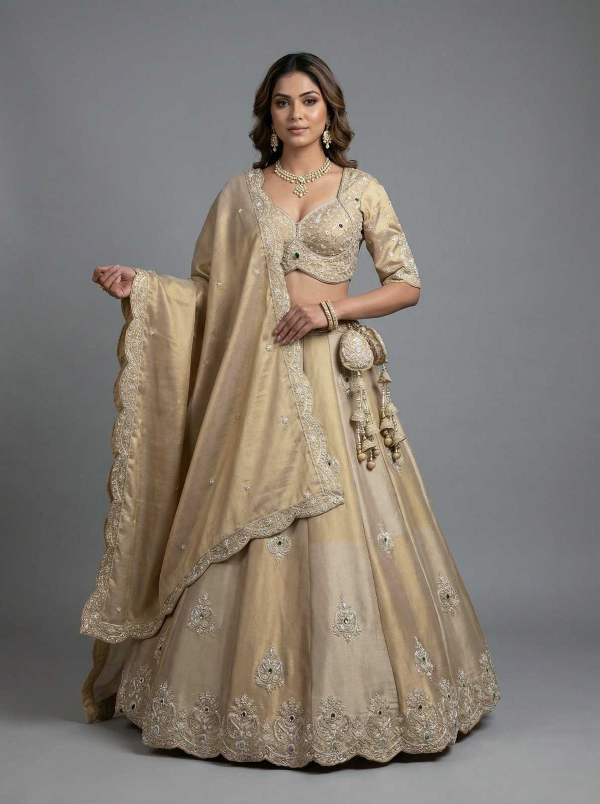 Premium Silk Embroidered Lehenga