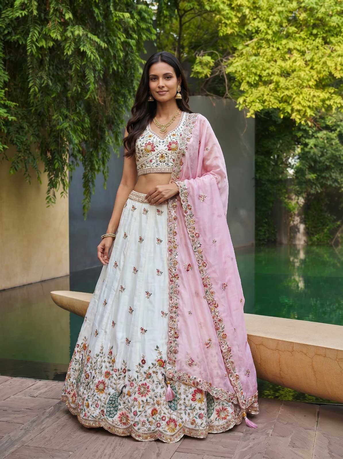 Organza Traditional Lehenga