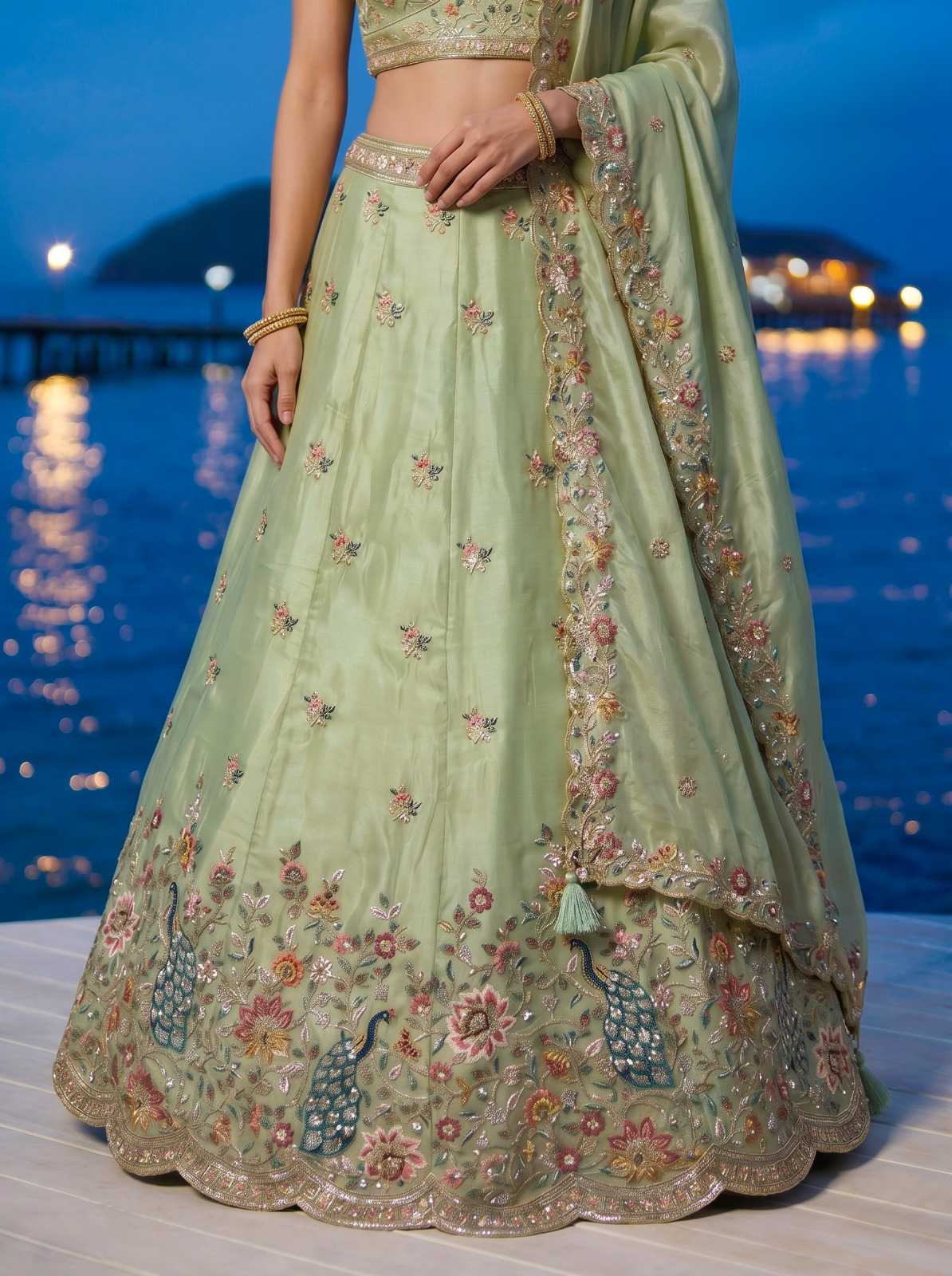 Organza Traditional Lehenga