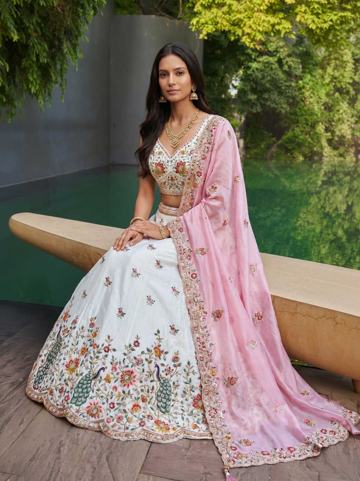 Organza Traditional Lehenga