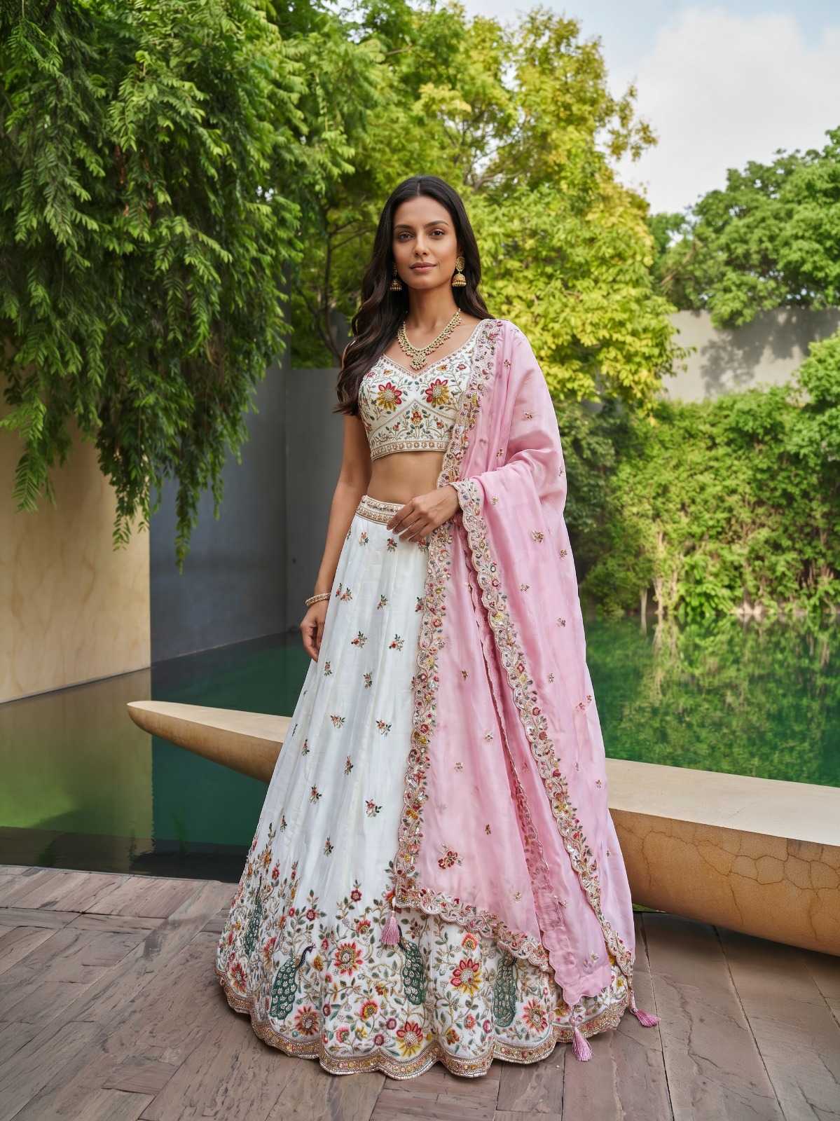 Organza Traditional Lehenga