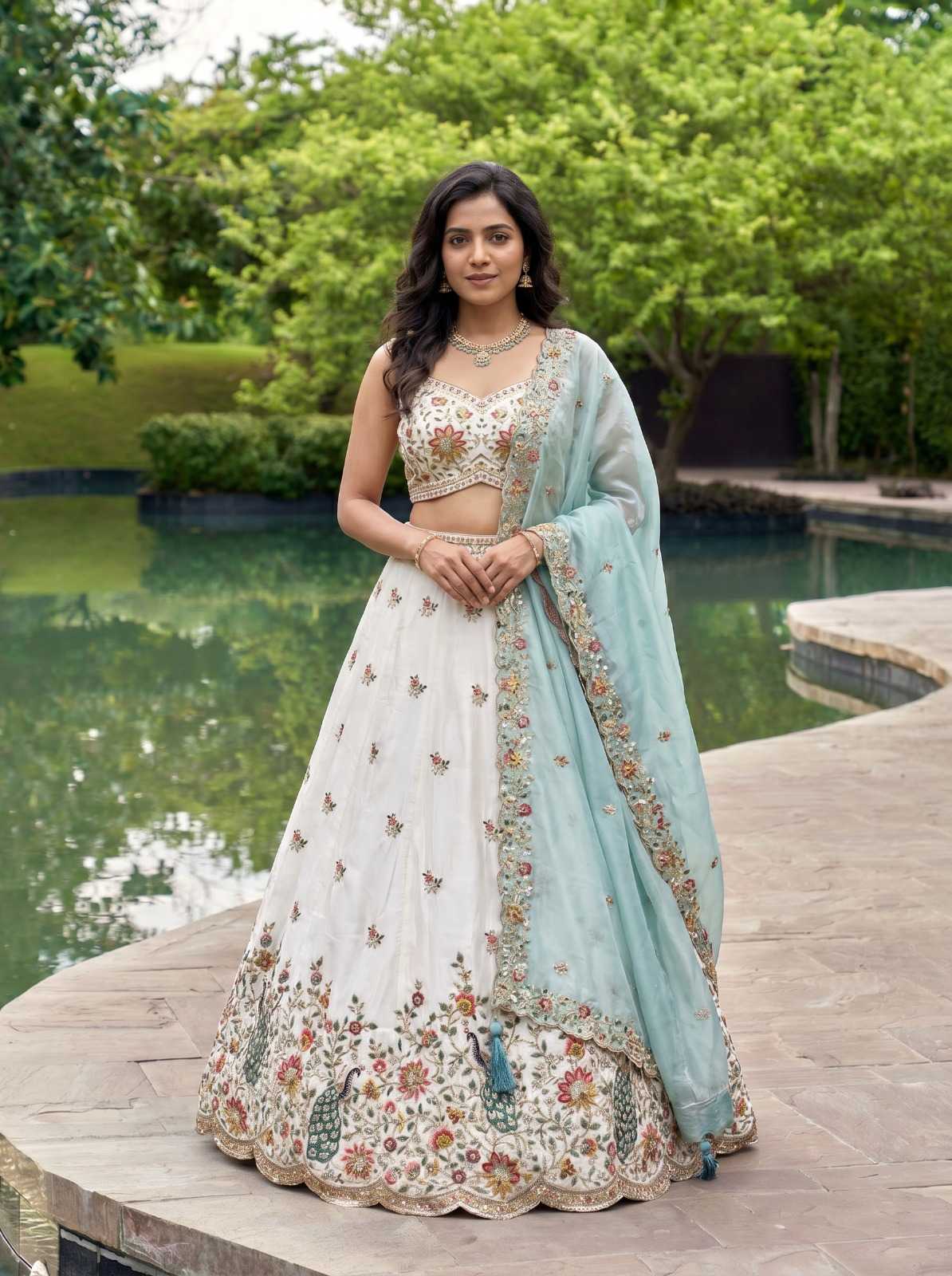 Organza Traditional Lehenga