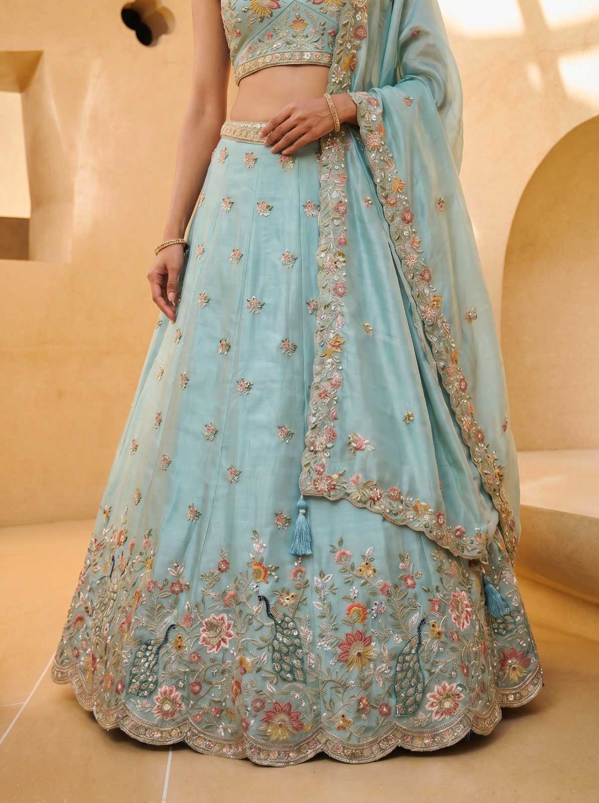 Organza Traditional Lehenga
