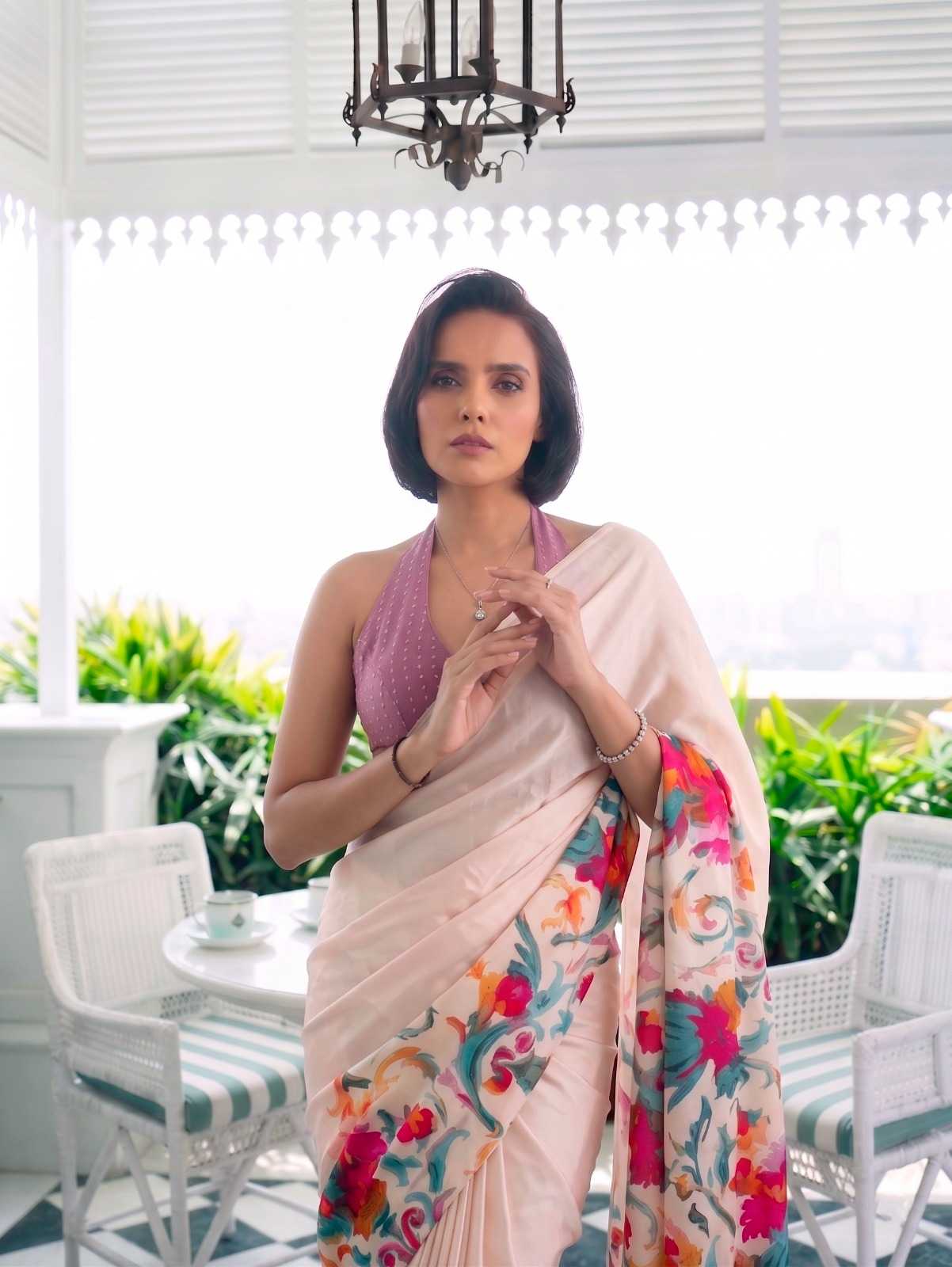 Satin Silk Party Wear Saree