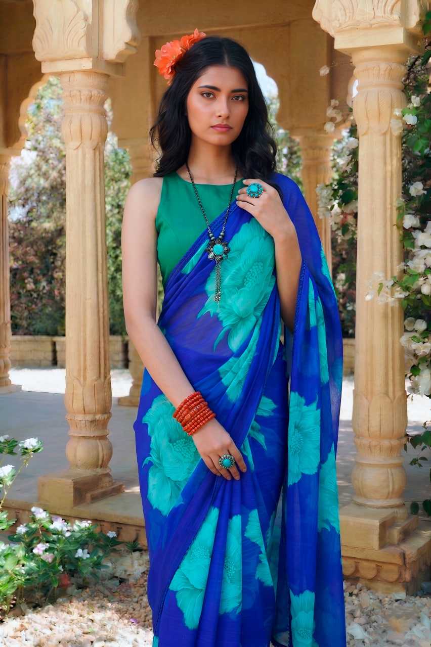 Printed Saree