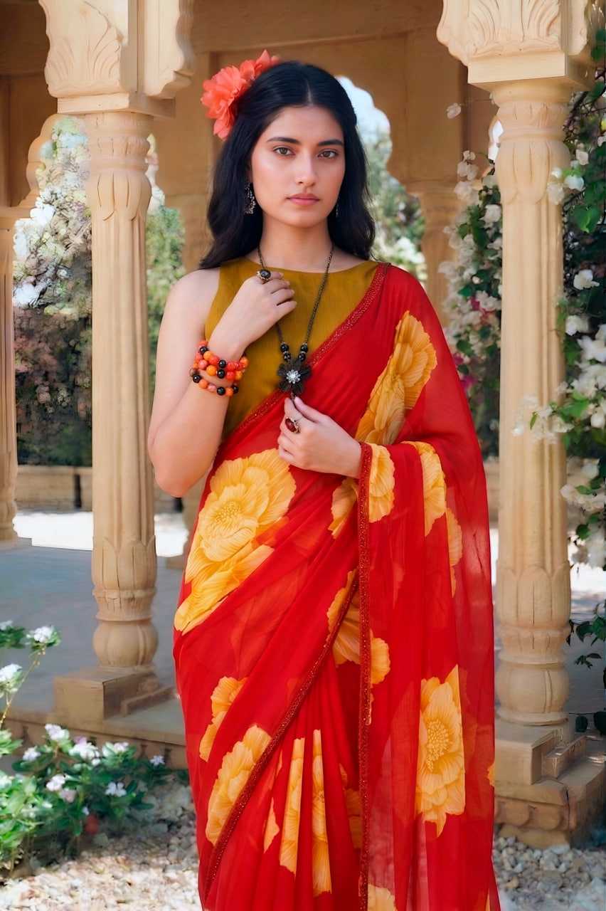 Printed Saree