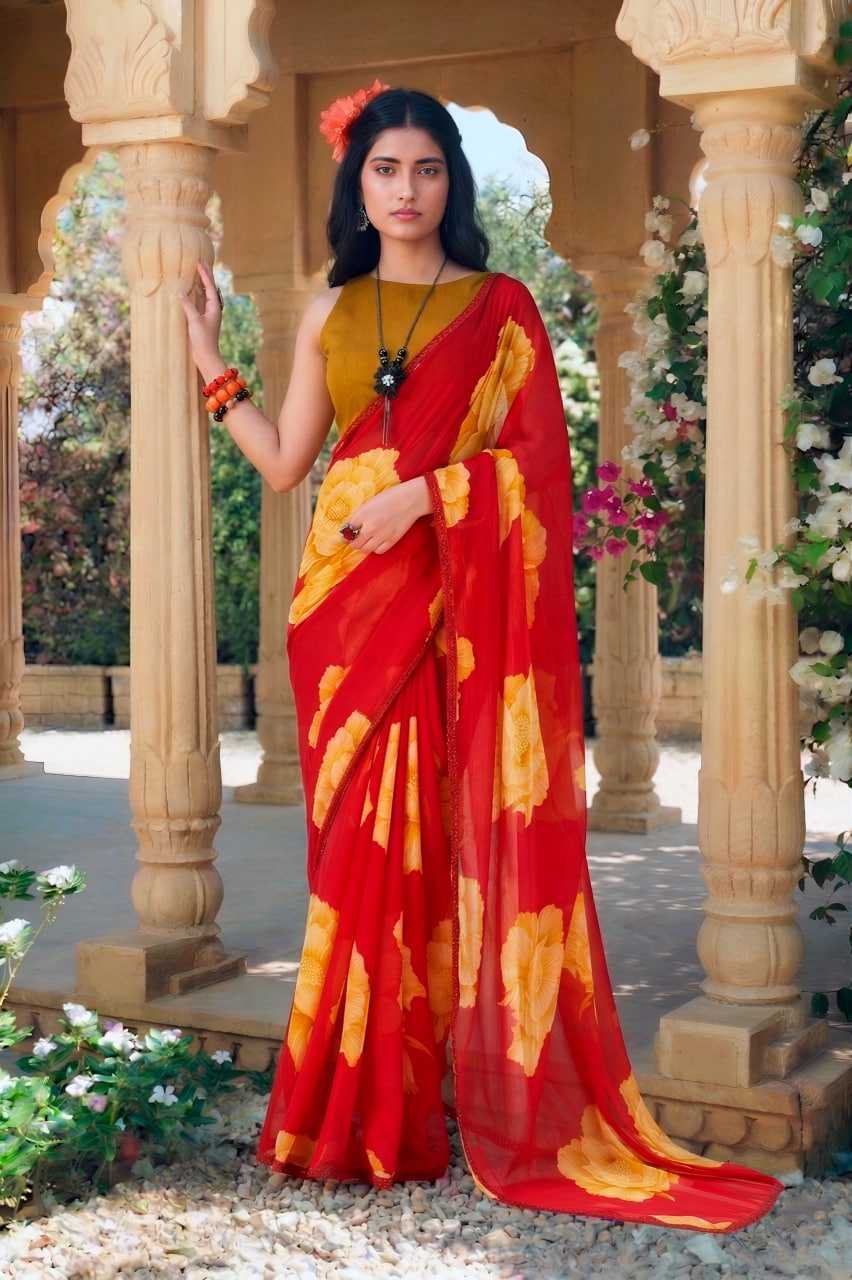 Printed Saree