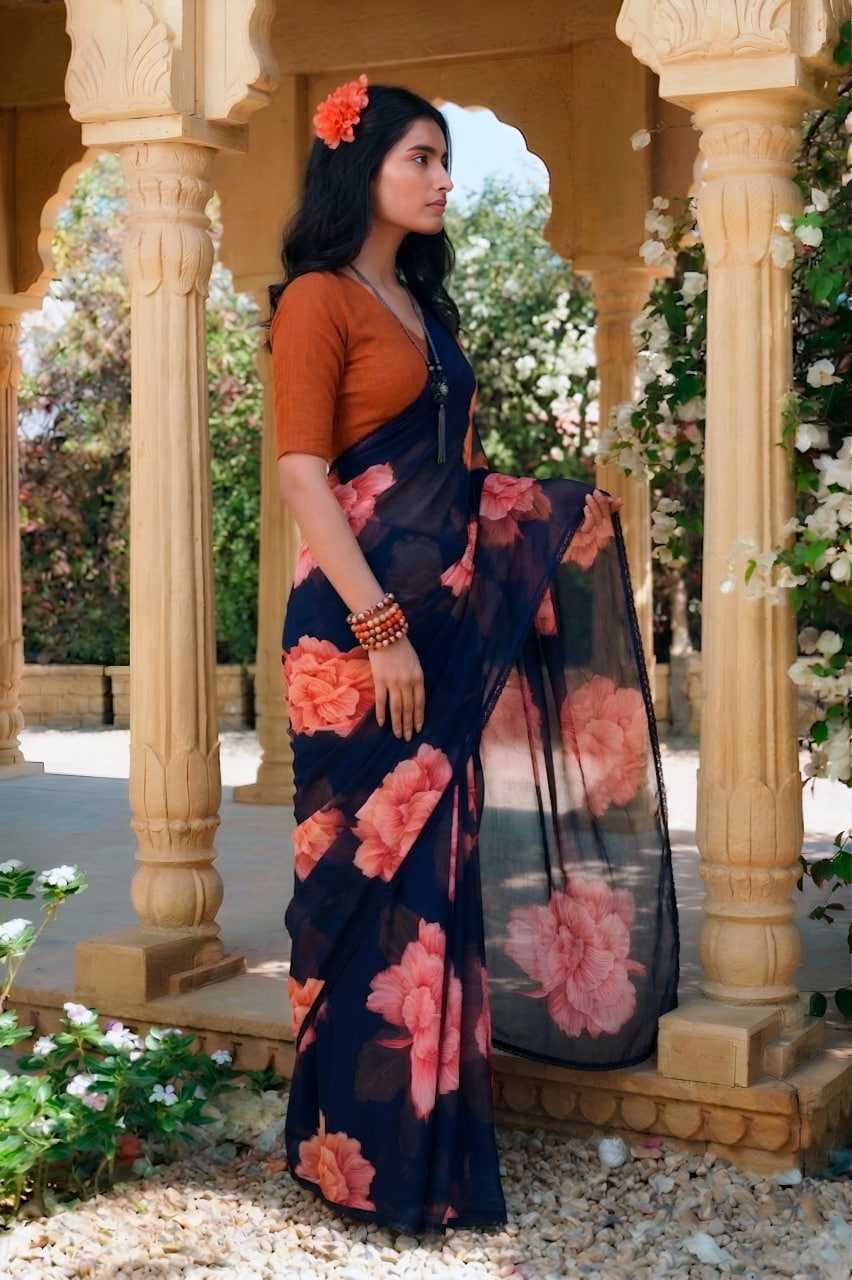 Printed Saree