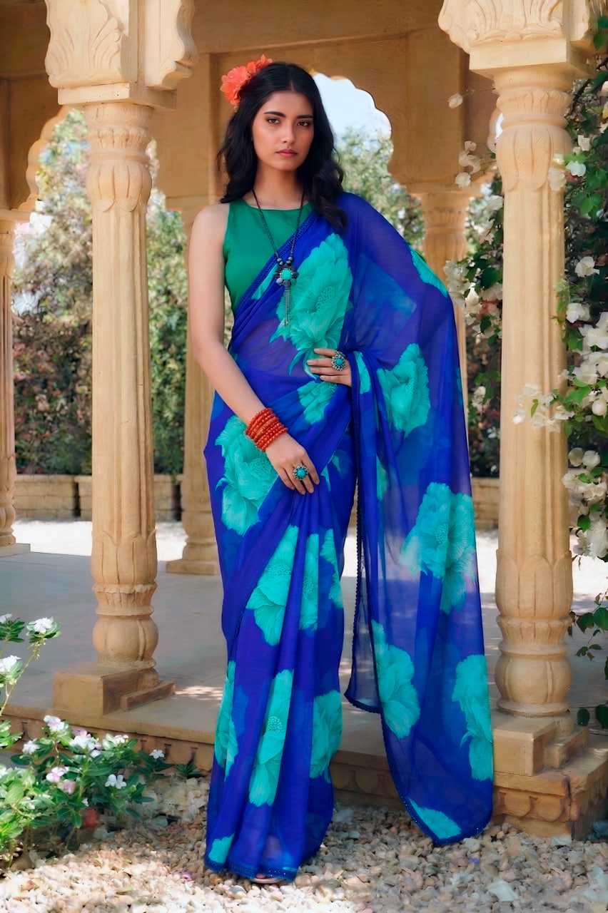 Printed Saree