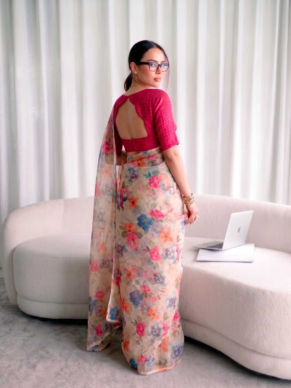 Soft Kota Printed Saree