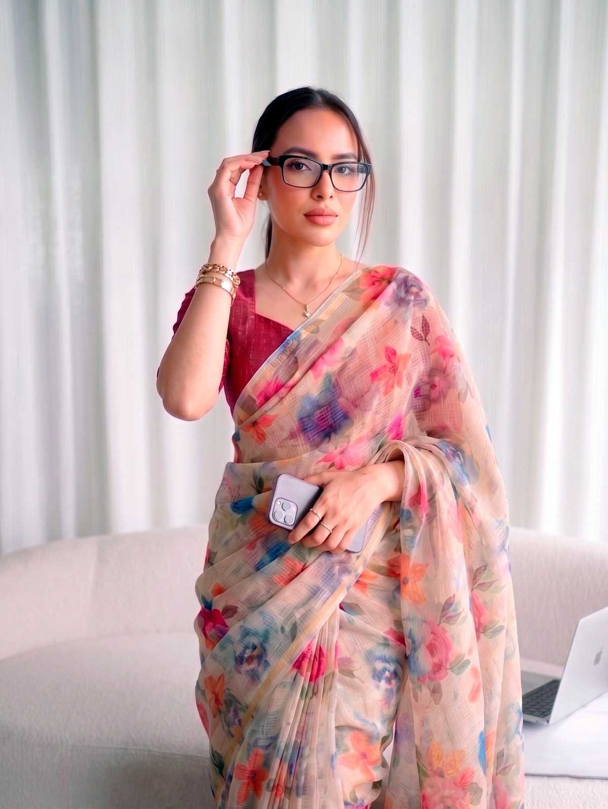 Soft Kota Printed Saree