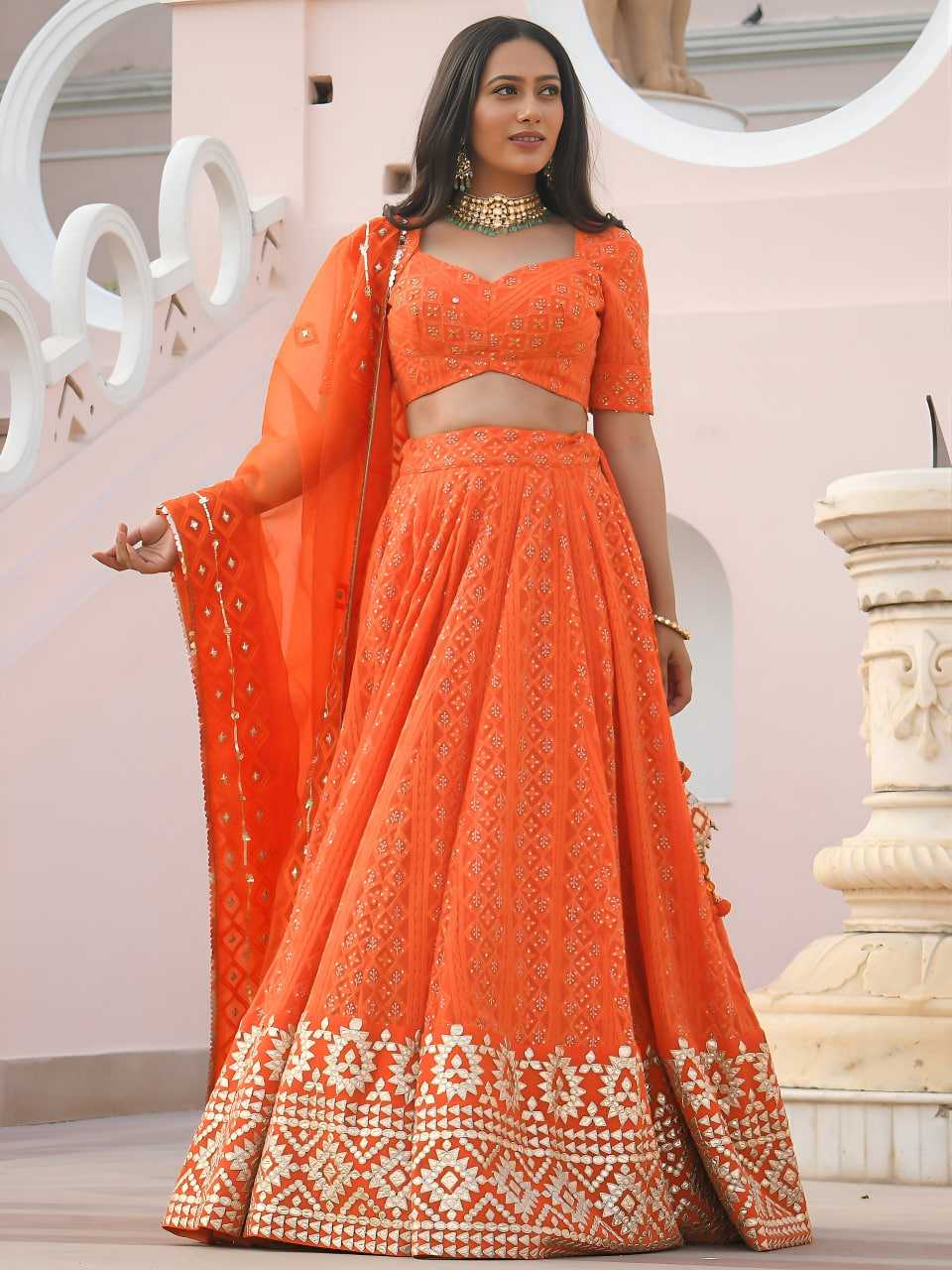 Embroidered Lehenga