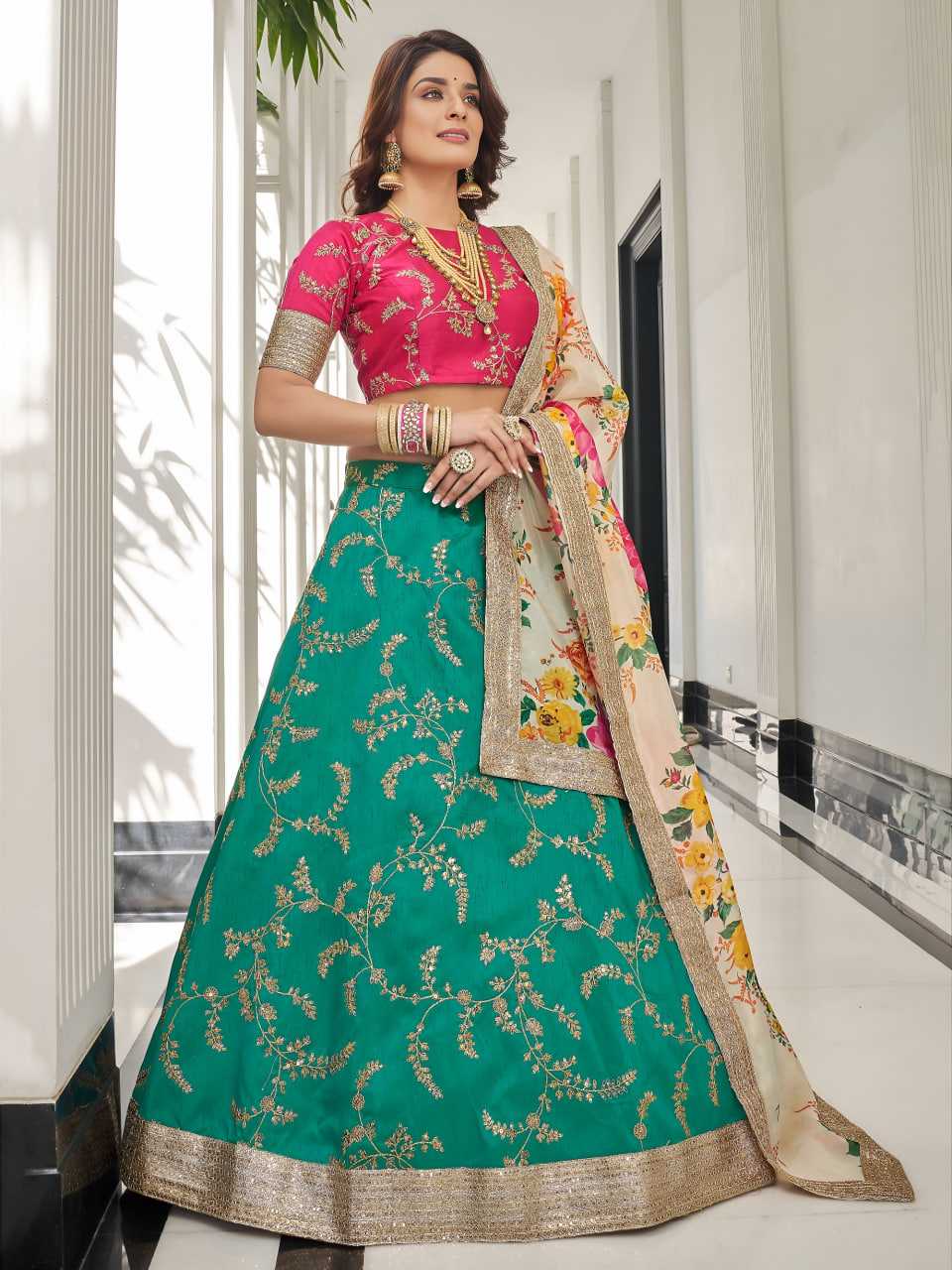 Art Silk Lehenga