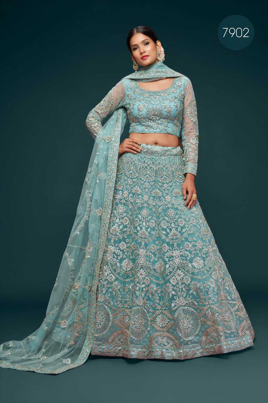 Net Designer Lehenga