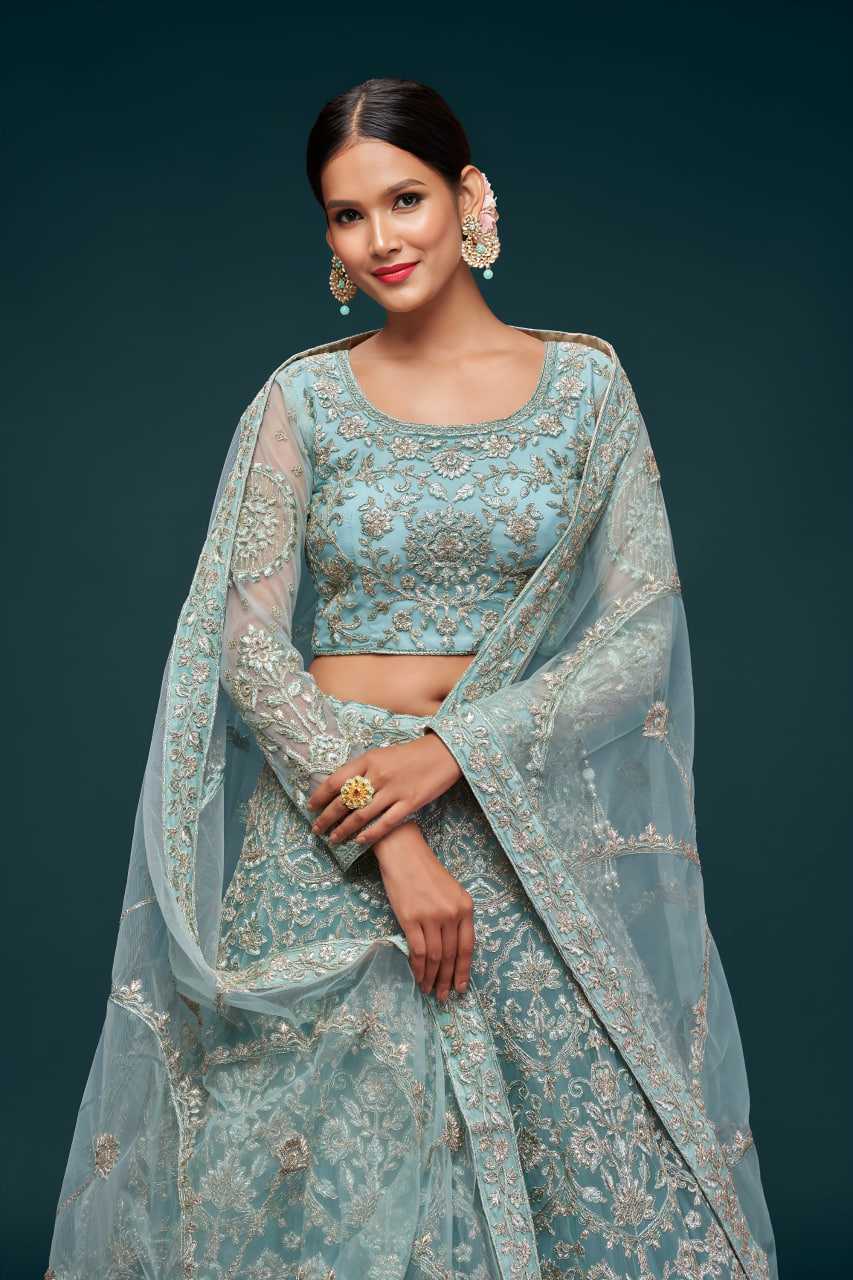 Net Designer Lehenga
