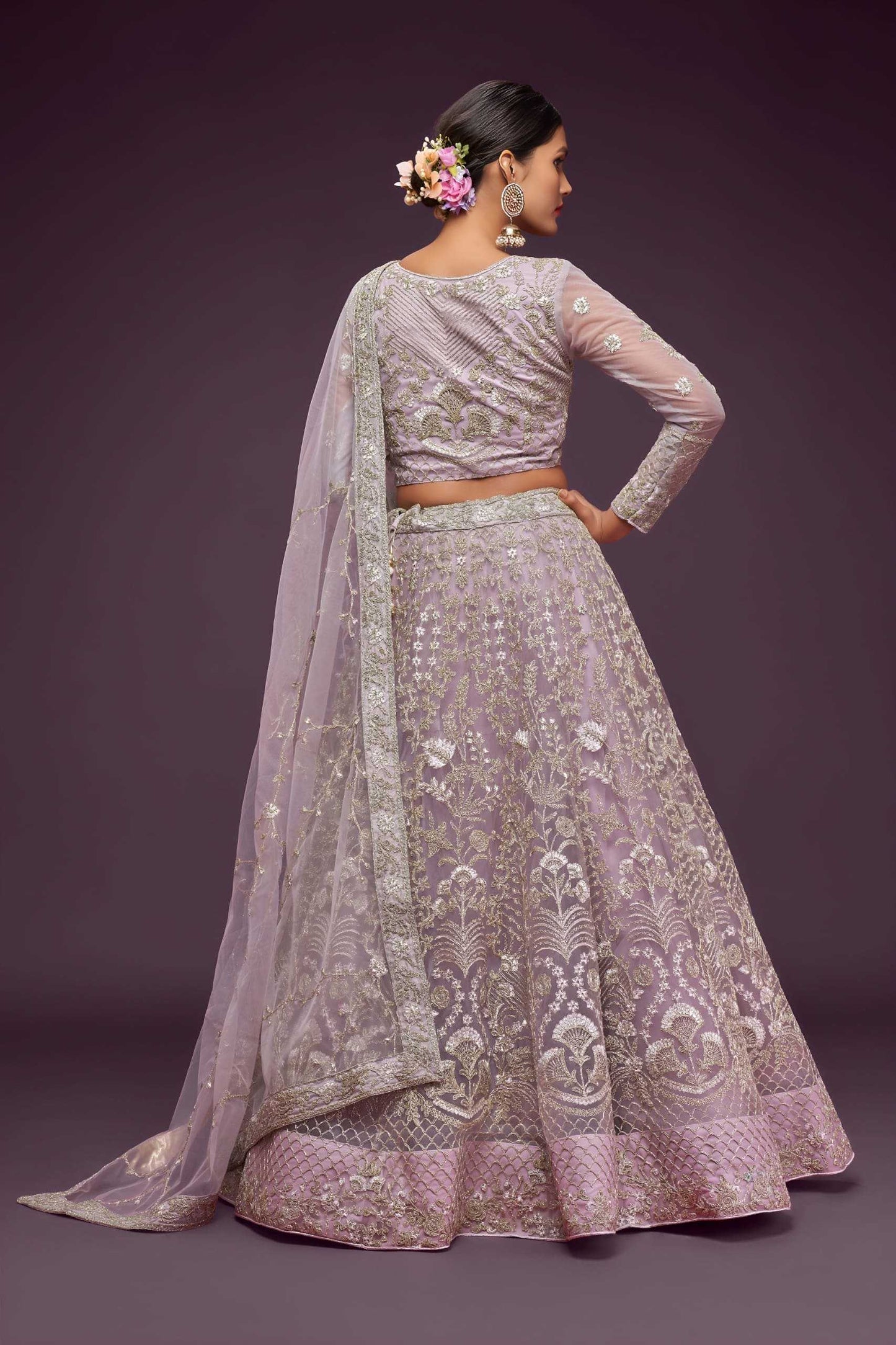 Soft Net Fancy Lehenga