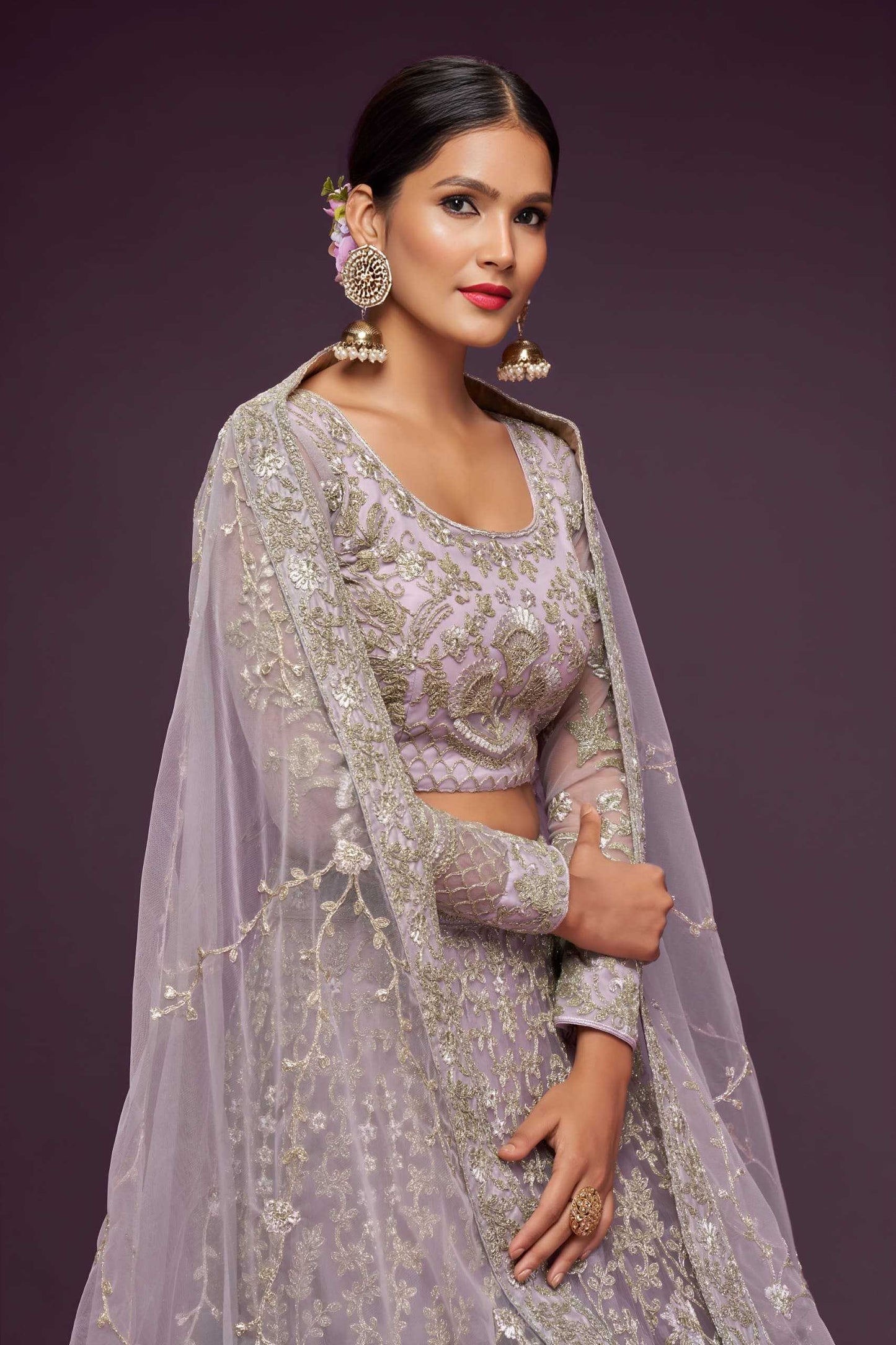 Soft Net Fancy Lehenga