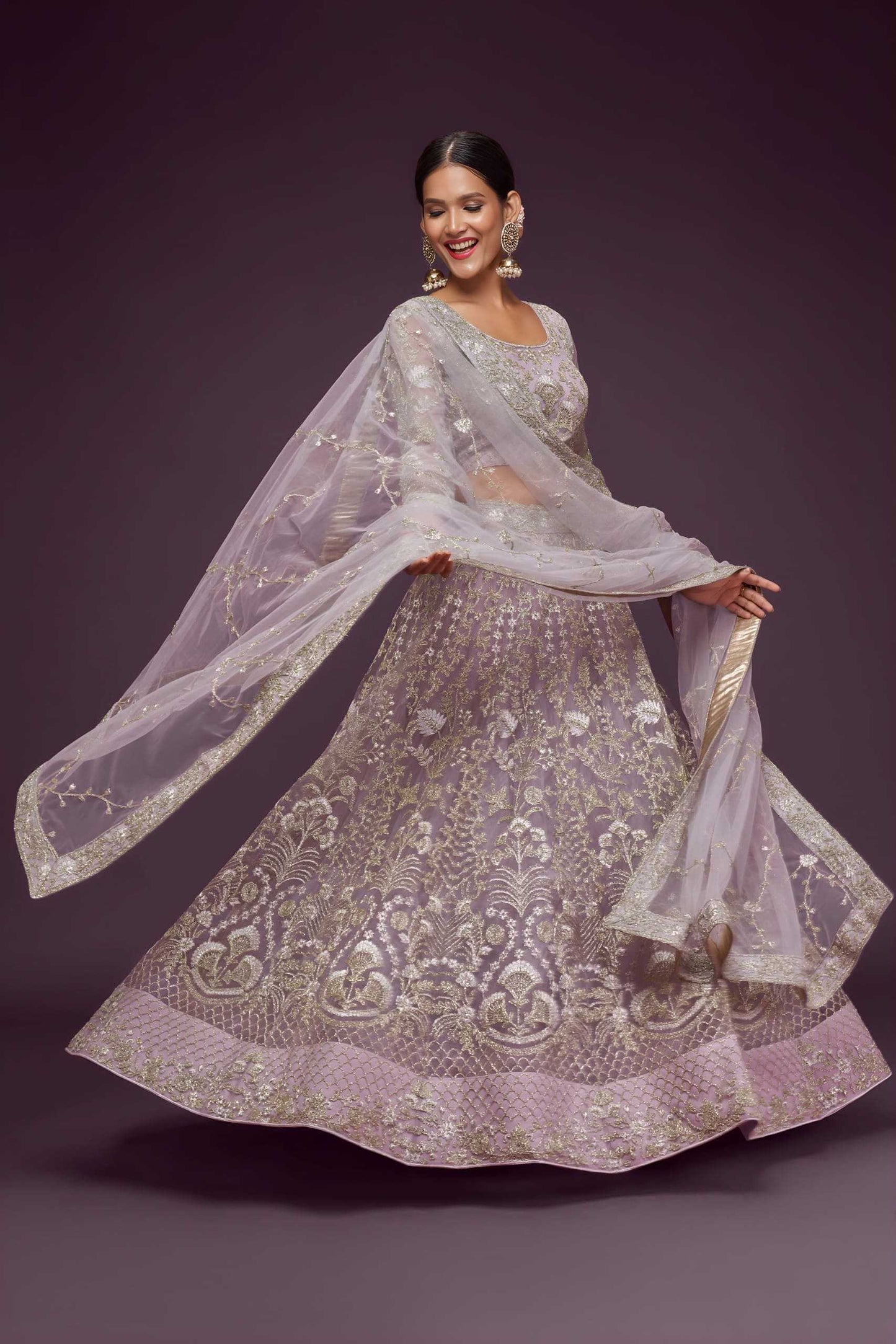 Soft Net Fancy Lehenga