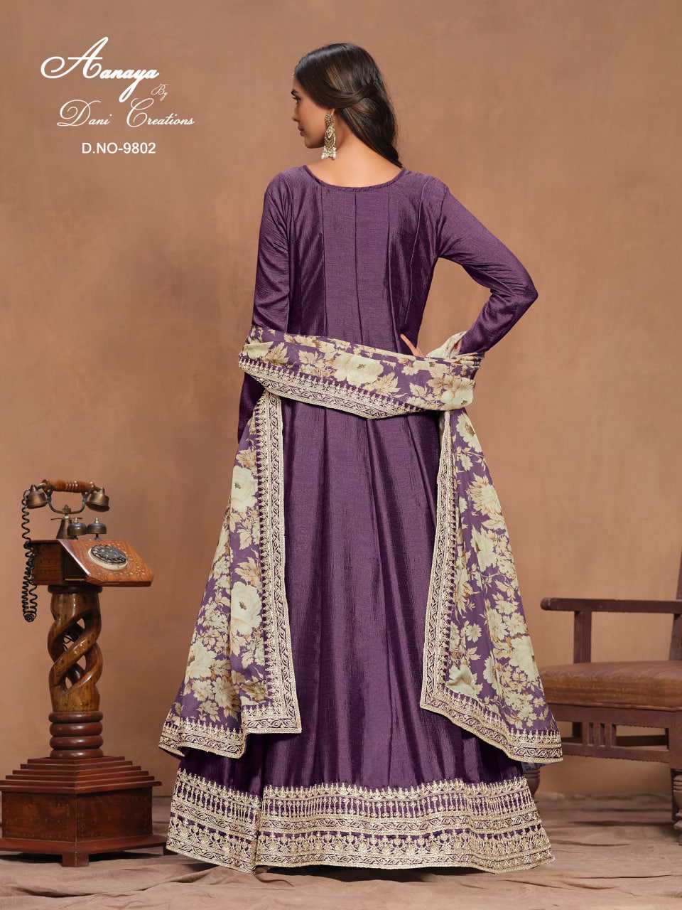 Art Silk Anarkali Suit