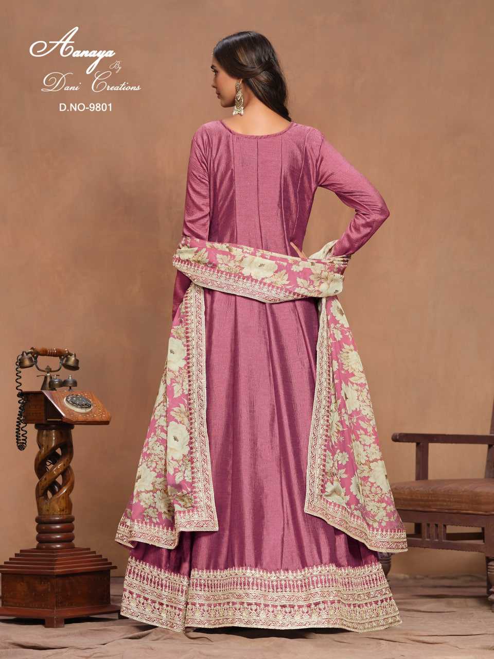 Art Silk Anarkali Suit
