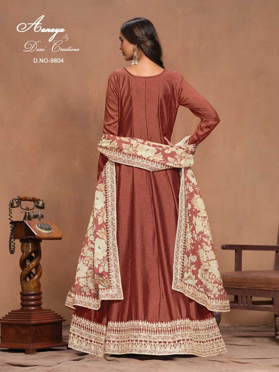 Art Silk Anarkali Suit