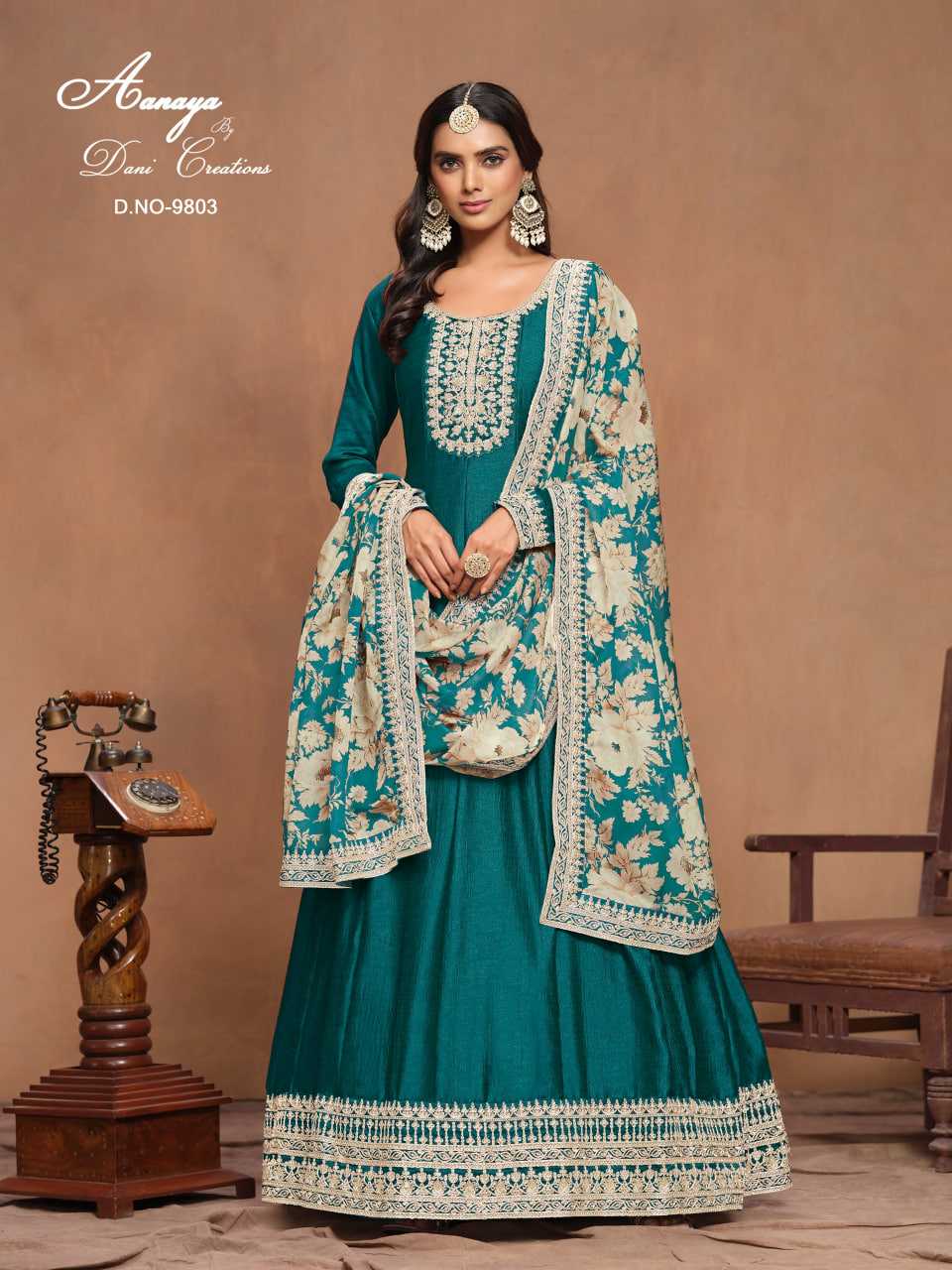 Art Silk Anarkali Suit