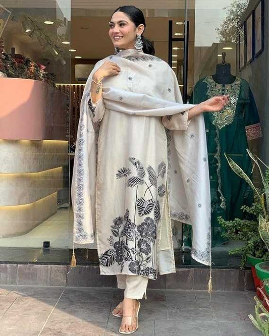 Viscose Rayon Printed Suit