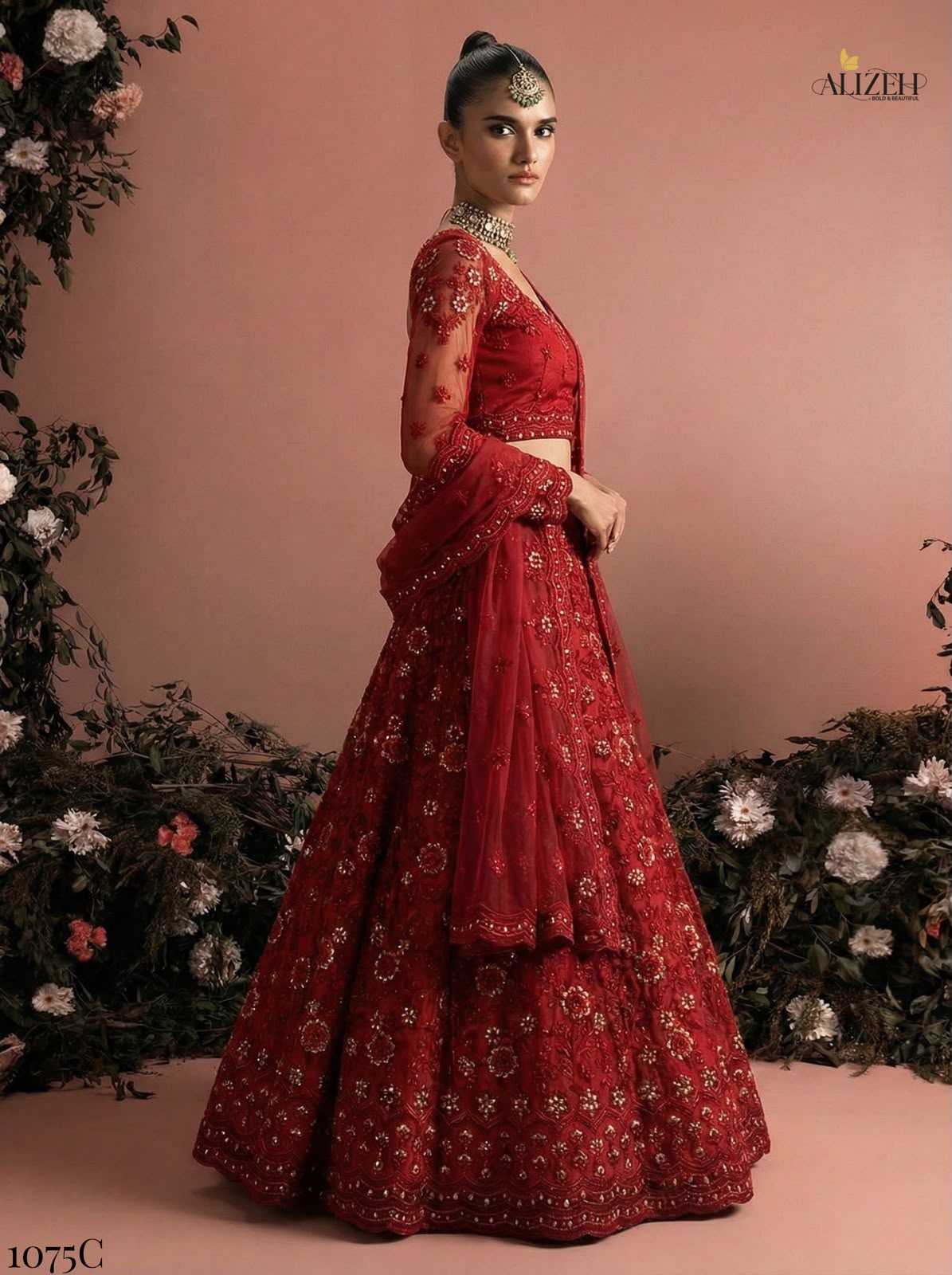 Net Lehenga Choli