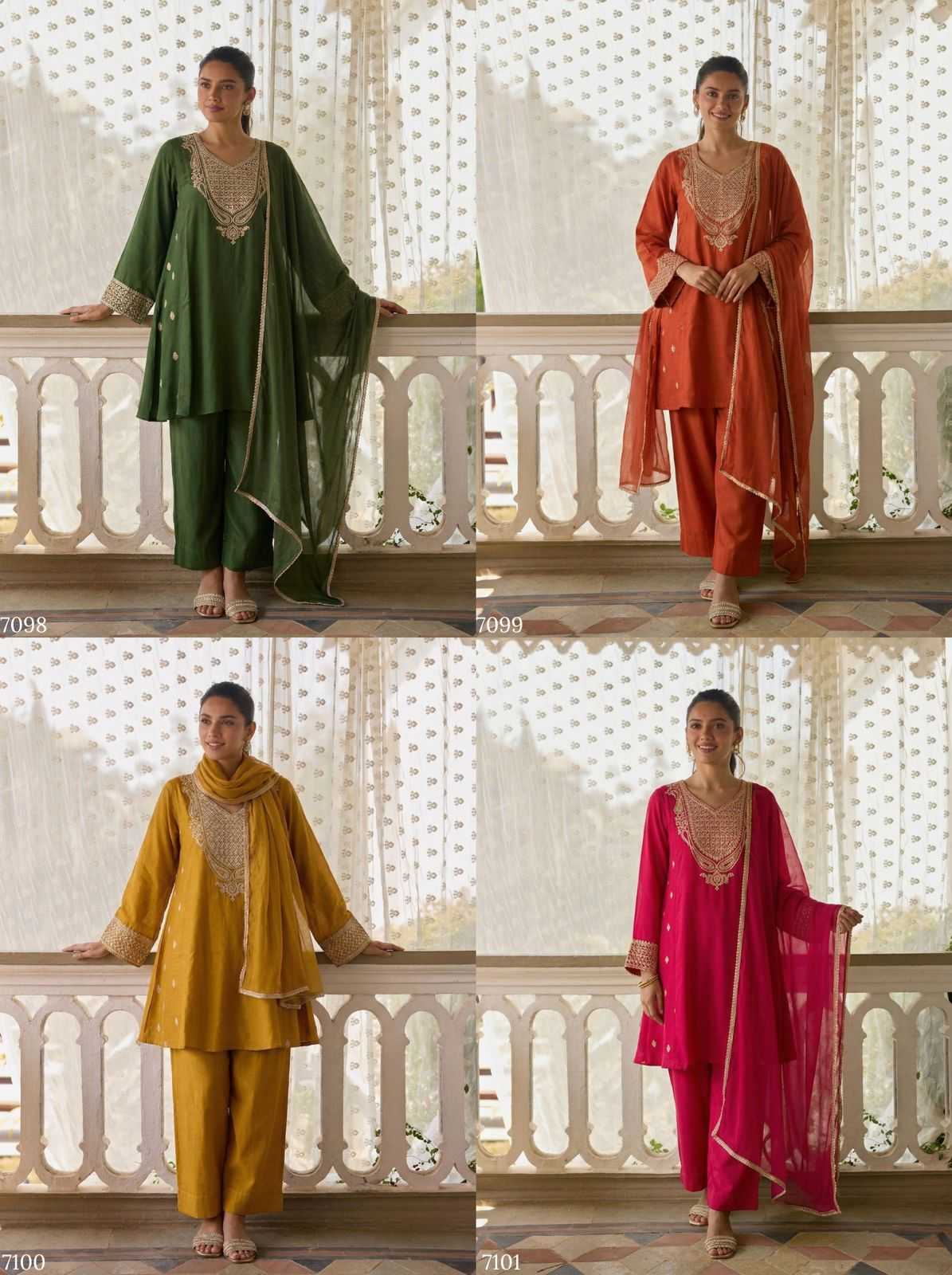 Soft Cotton Silk Ladies Suit