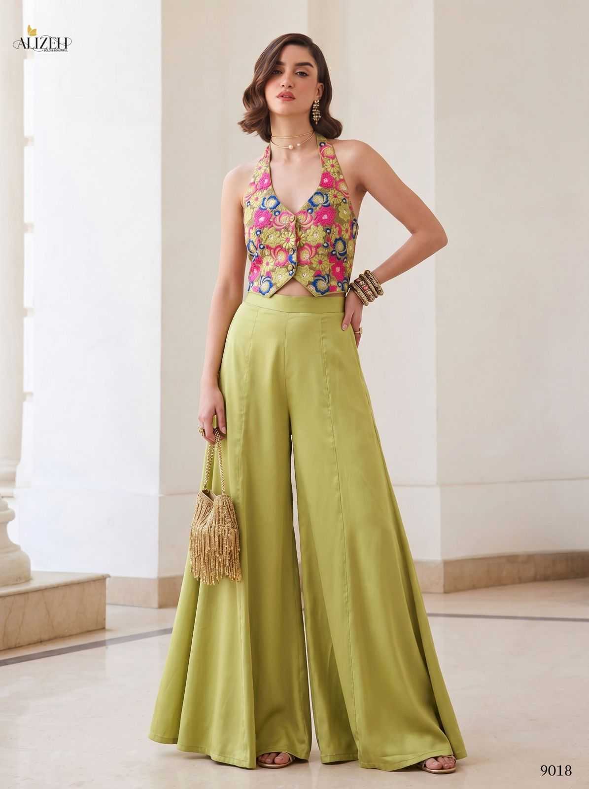 Soft Silk Palazzo Suit
