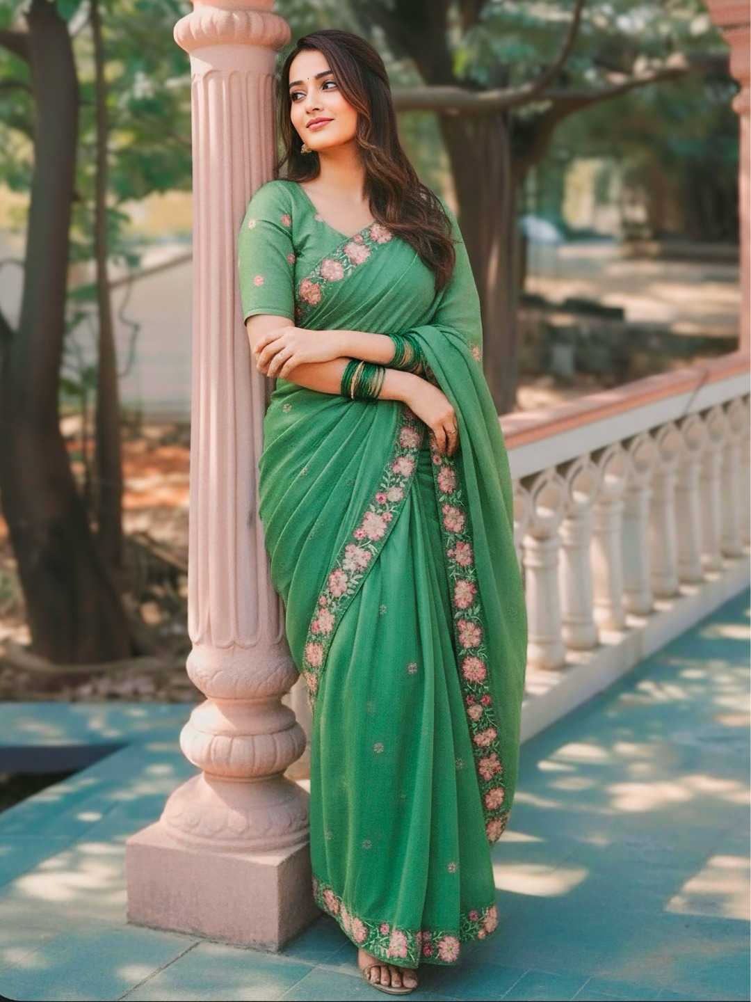 Chiffon Georgette Saree