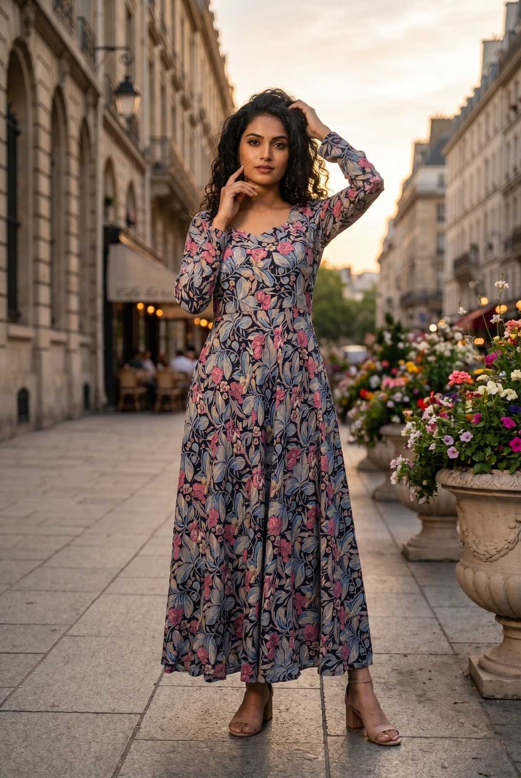 Georgette Printed Dress