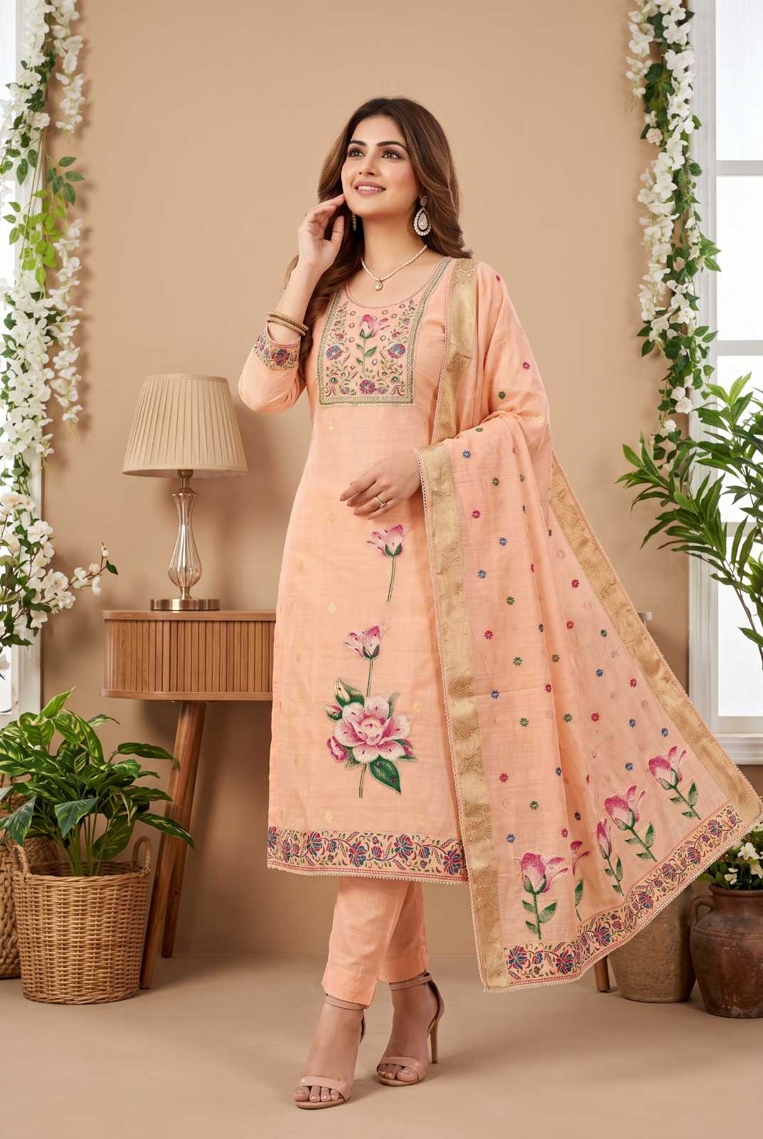 Banarasi Cotton Suit