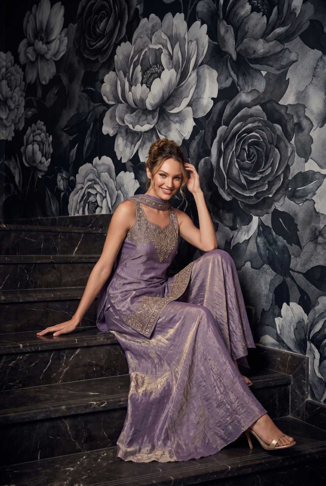 Silk Embroidery Suit