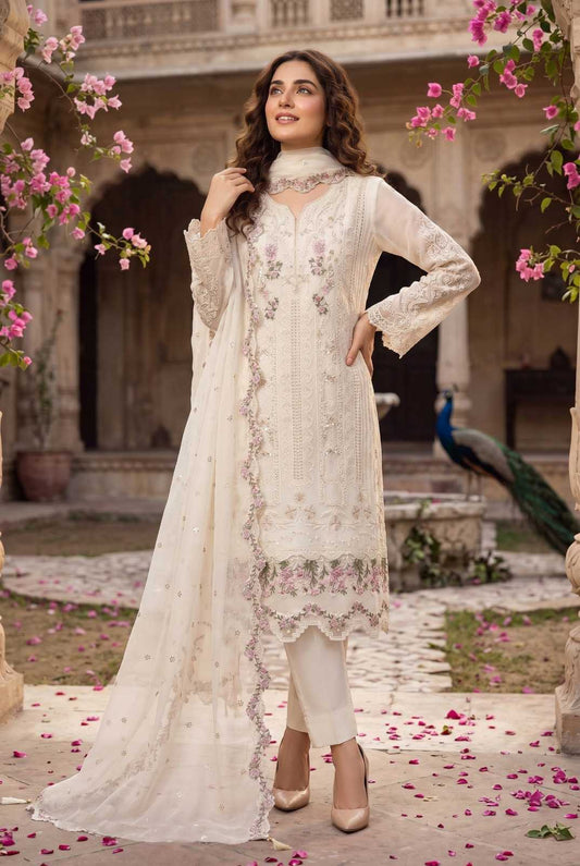 Chiffon Embroidery Suit