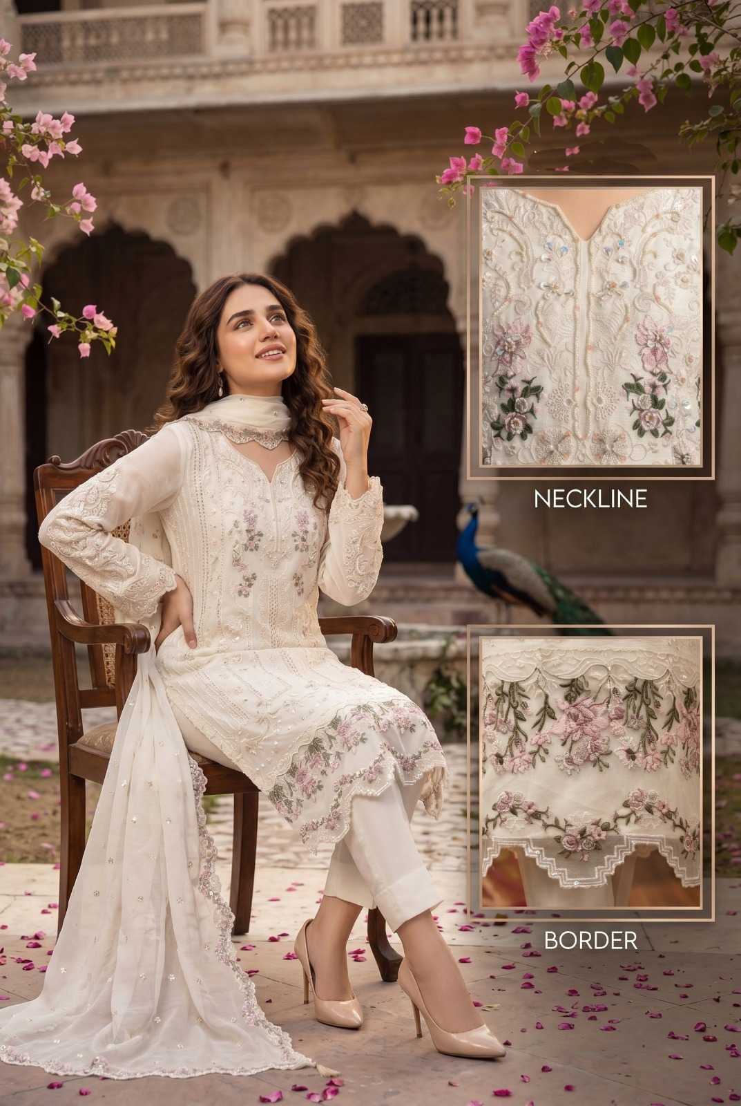 Chiffon Embroidery Suit